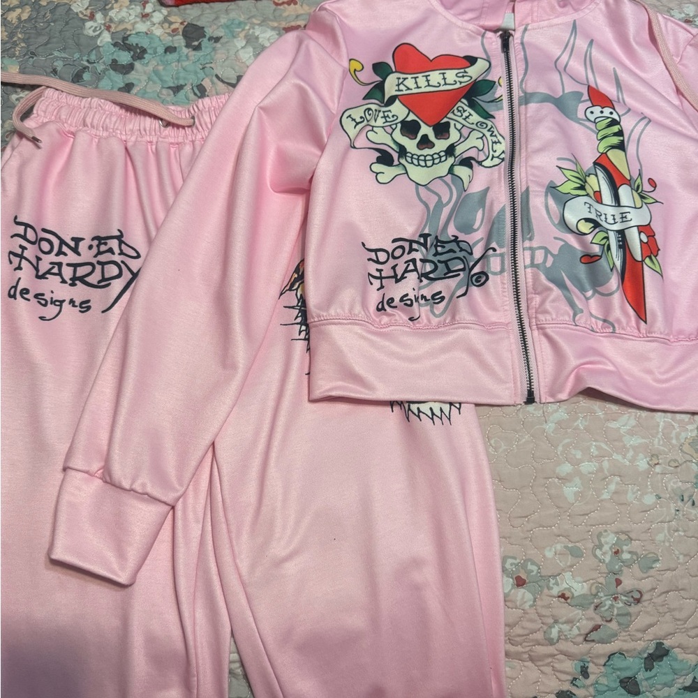 Ed Hardy Pink Fashion Nova Set